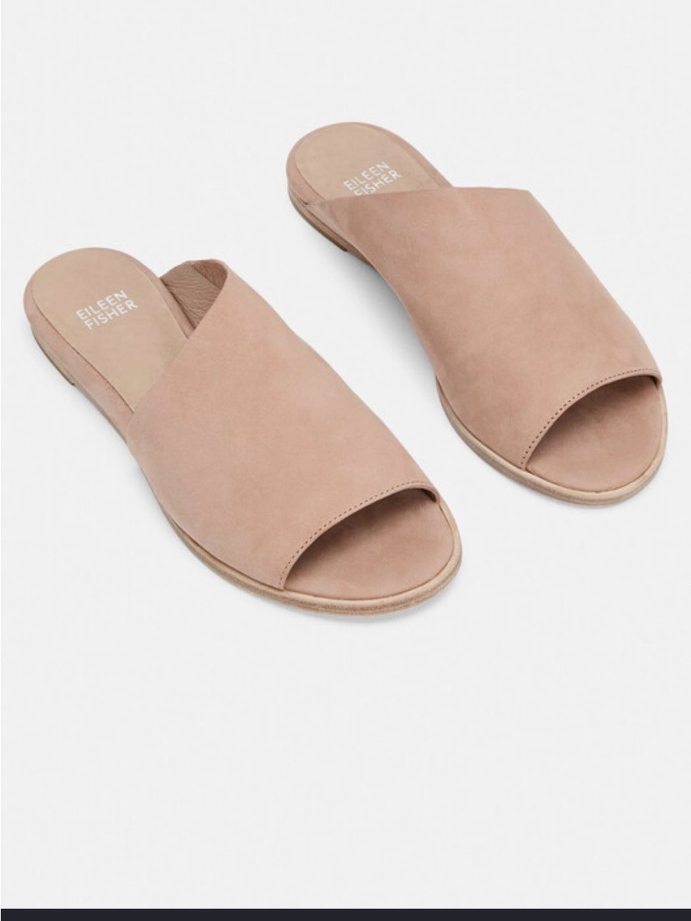 Eileen Fisher  Rue Tumbled Nubuck Slide